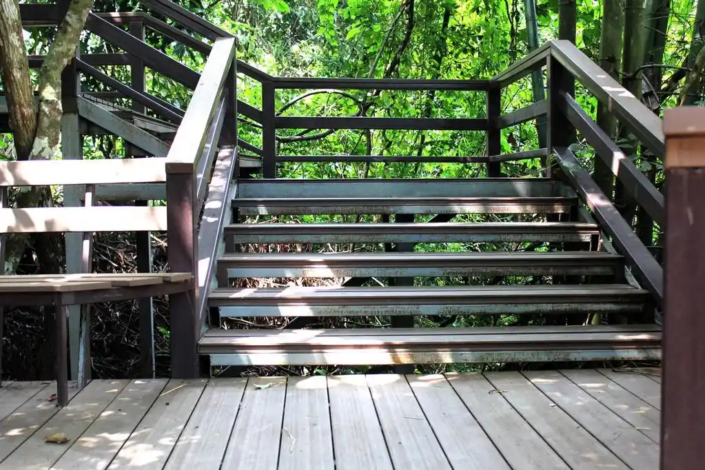 梯子,木质,阶梯,台阶,花园