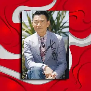 刘德华 亲笔签名照片6寸 05 壹