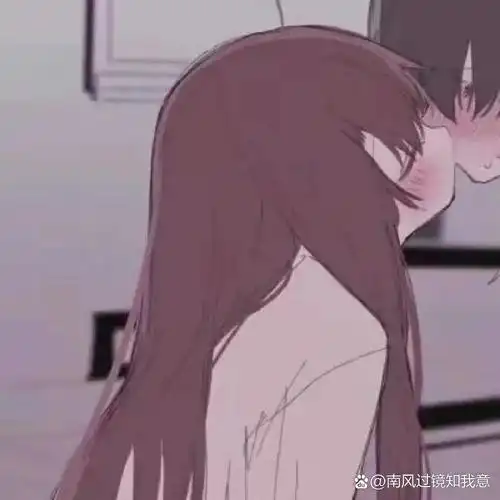 又甜又污情侣头像 亲密情头,满足占有欲