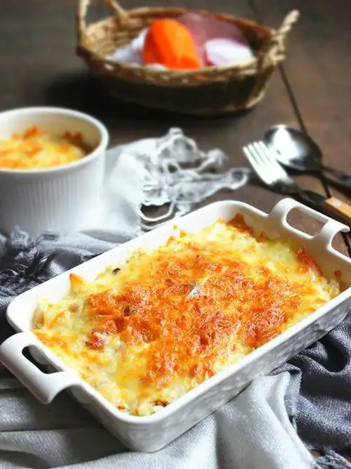 揭开焗饭神秘的面纱---西式培根蔬菜焗饭