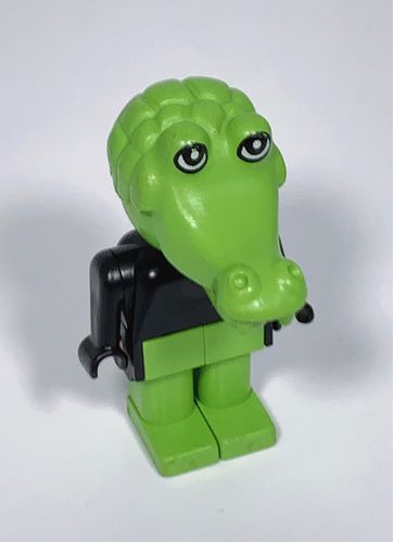 乐高lego 动物乐园系列 人仔 fab4b 鳄鱼 1984年3639 3643