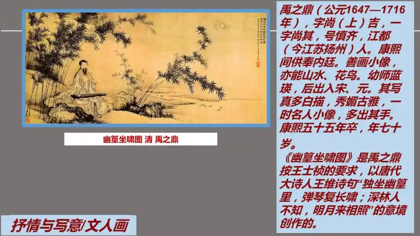 主题二抒情与写意文人画课件13ppt