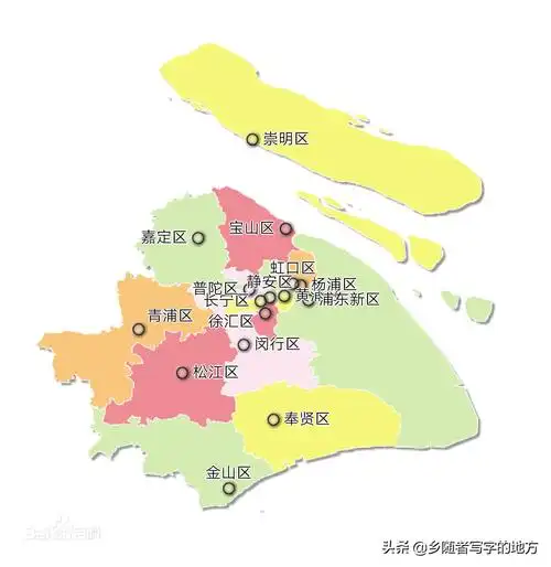 上海市行政区划图上海行政区划图