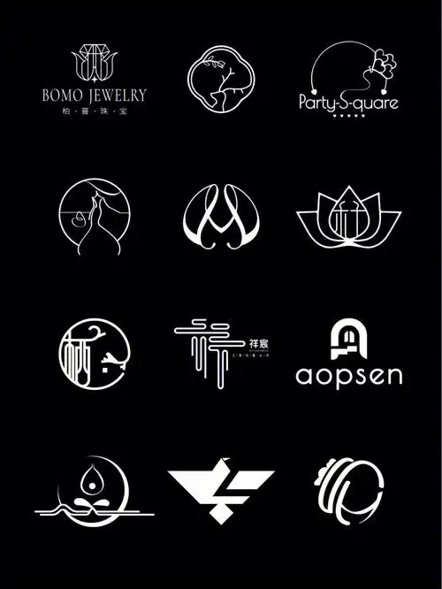 简约系logo高端线条logo标志合集原创logo