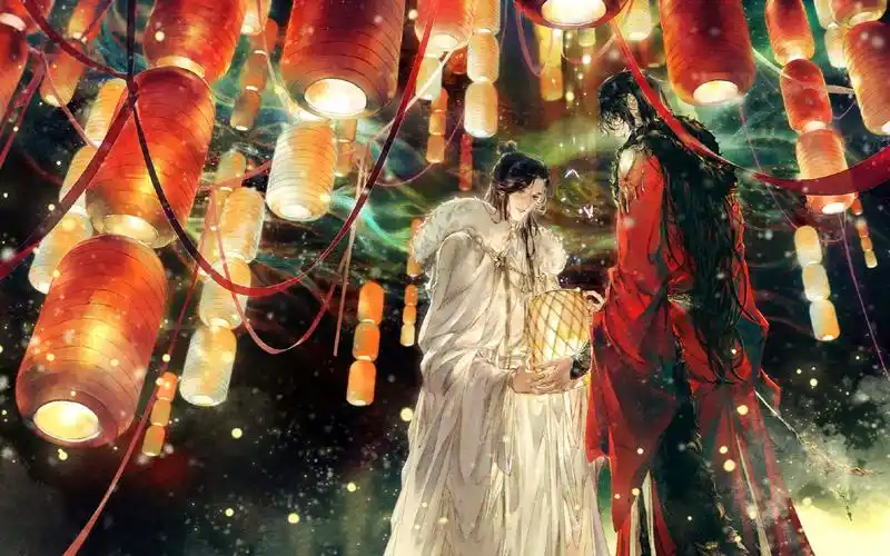 天官赐福花怜为你明灯三千为你花开满城