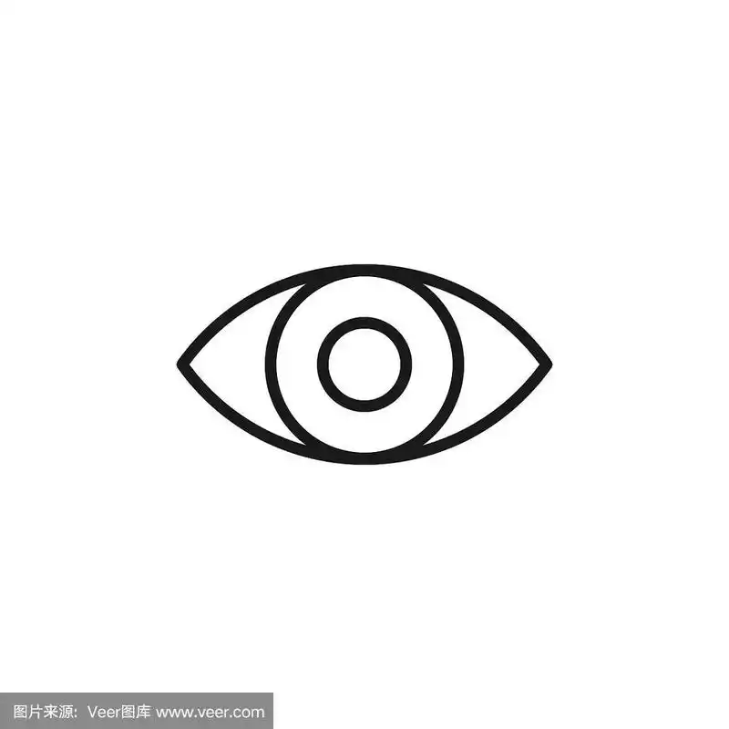 眼睛的图标.愿景.