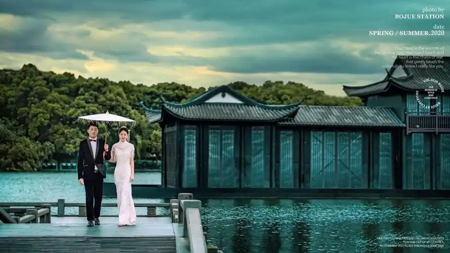 修图师柯文通的婚纱摄影作品《杭州》