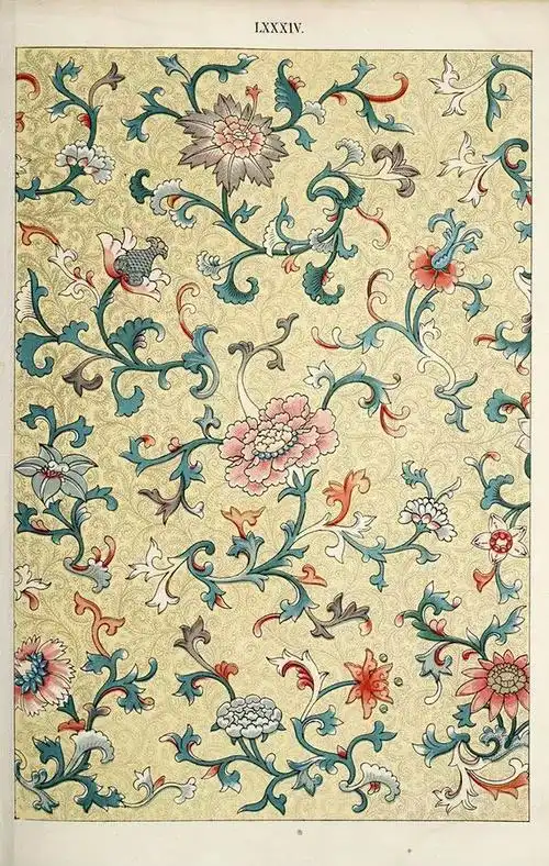 美丽的花纹图案