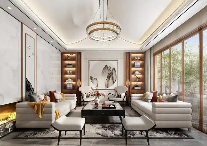 35款新中式客厅设计,有喜欢的吗?拿走!