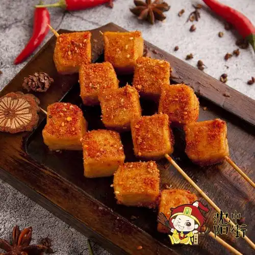 风味鱼豆腐串  一串2元