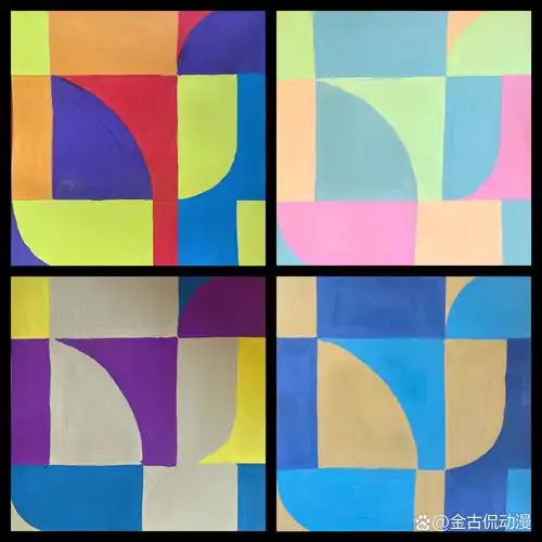 色彩构成(明度,纯度推移 纯度对比等)