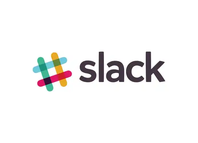 团队协作工具slack标志矢量图