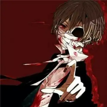 动漫头像男生冷酷嗜血重口味2018恐怖的男生卡通动漫头像