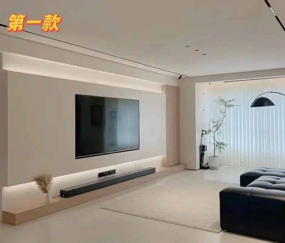 最好看的客厅电视背景墙大合集.第一套房装修,虽然踩坑无数,但
