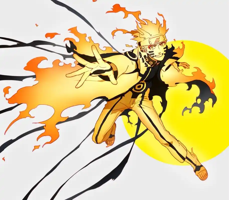 插画动漫火影忍者鸣人尾獣仙人i