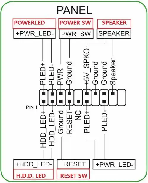 华硕prime z270-k跳线怎么接
