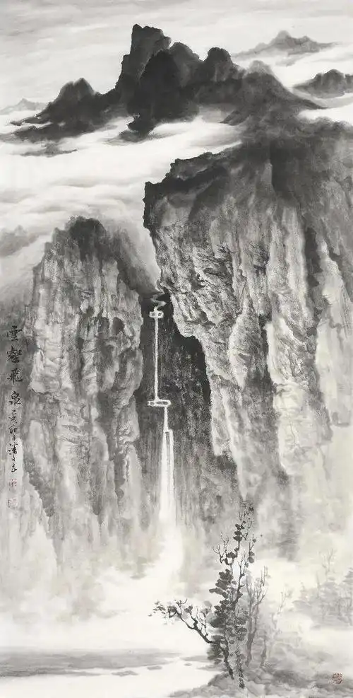 实力派画家潘文良水墨山水画赏析笔墨苍润墨色雅致幽秀旷逸