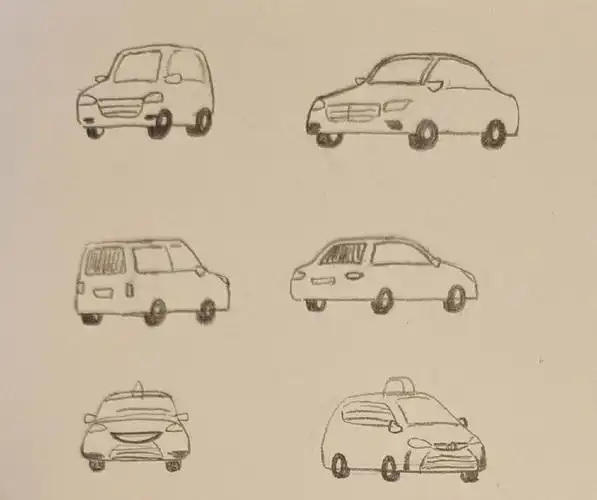 第二周速写作业汽车