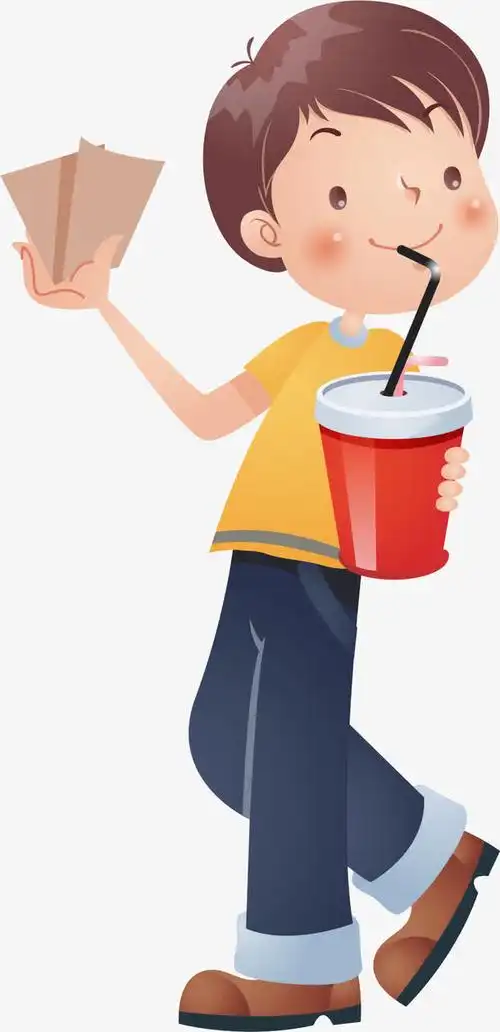 关键词 : 男孩,吃东西,零食,卡通人物,矢量图,吃东西的人