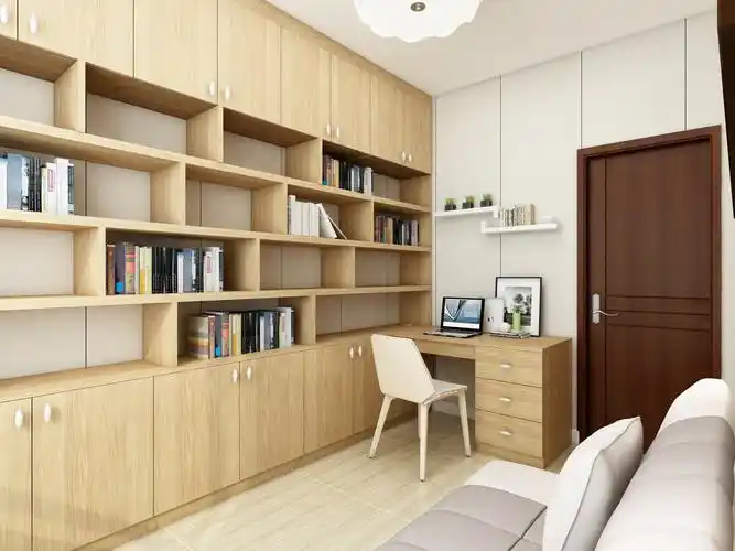 简约四房装修书房布置图