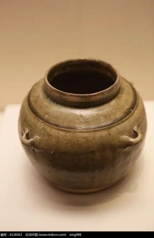 东汉青瓷四系罐