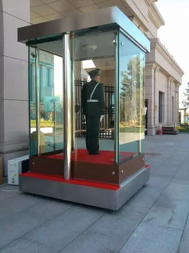 北京军区某部队防弹岗亭安装