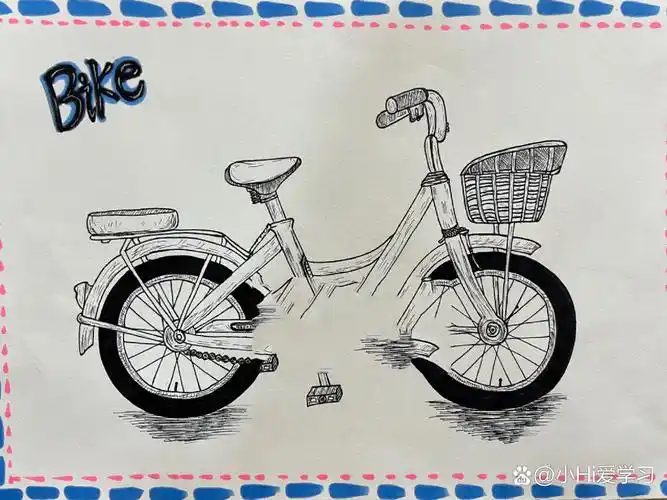 《自行车速写》