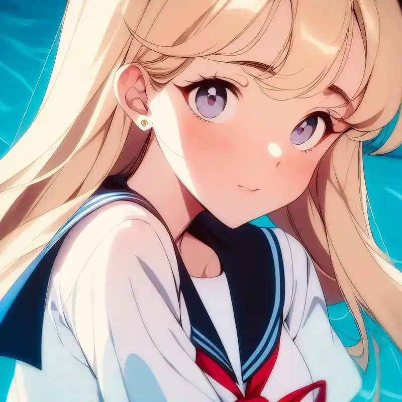 旧漫水手服女生头像.这才是小仙女夏天该用的头像#创作灵感 # - 抖音