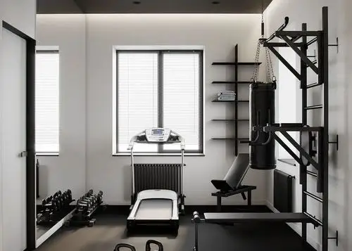 现代风四居健身房装修效果图