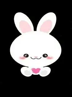 谁能帮我图中的小白兔抠图出来 thanks