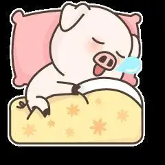 小猪猪 打呼噜 可爱 搞笑 睡觉 萌萌哒