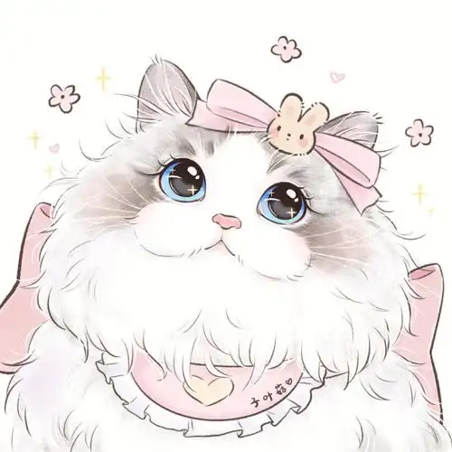 原创手绘猫咪头像78一颗奶油麻薯布偶猫