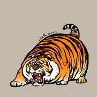 霸气胖虎抽烟头像 搞笑胖虎抽烟头像_微信头像图片大全