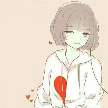 2021动漫卡通情侣头像一左一右唯美小清新一生热爱放弃太难