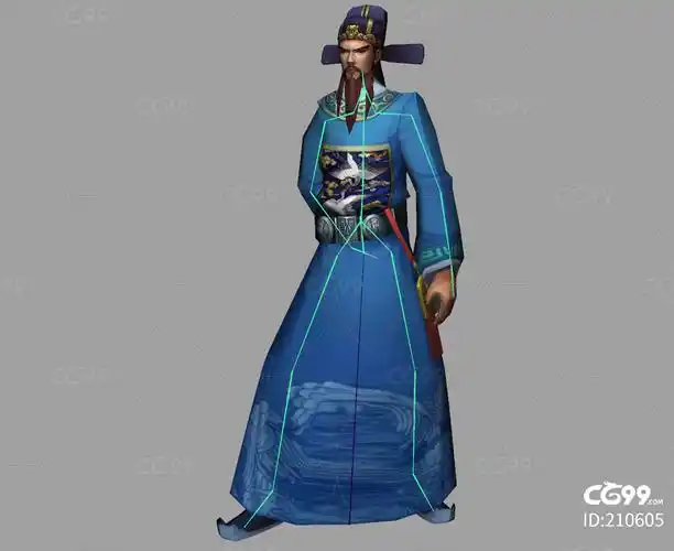 县令 古代官员 宰相 丞相  带骨骼