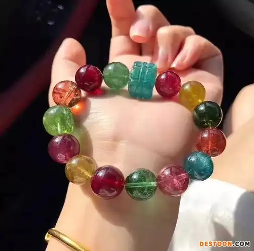 什么是巴西天然软锰矿天然小树内景手镯大自然的奇观