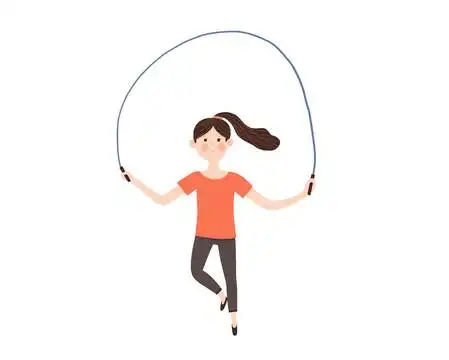 跳绳女孩图片