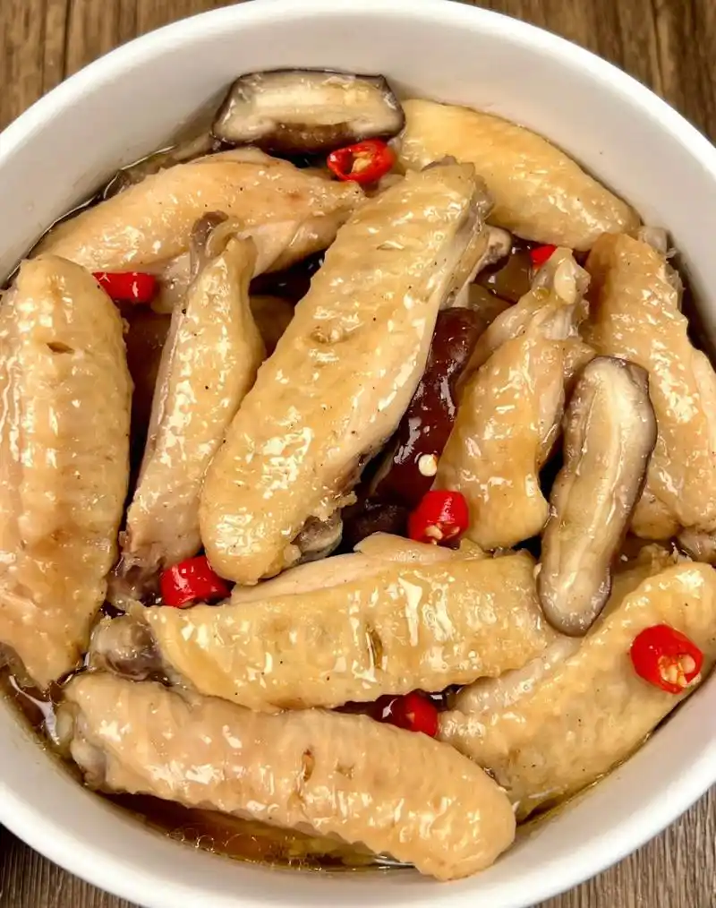 这么健康的无油蒸鸡翅,还有没吃过的朋友吗?我劝你快安排!