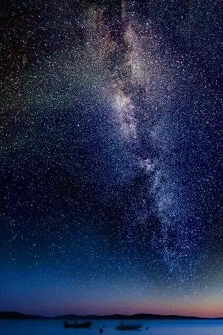 唯美梦幻星空夜景