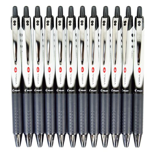 百乐(pilot)blrt-vb5按动中性笔 签字笔 黑色0.5mm办公学生文具用笔