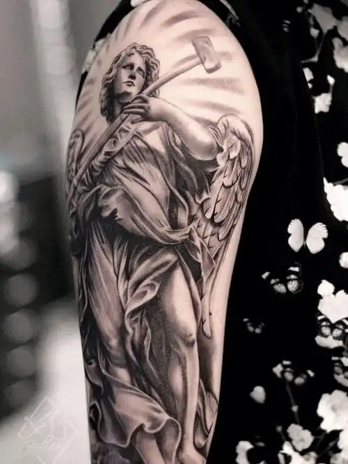 天使纹身深圳小邦刺青作品