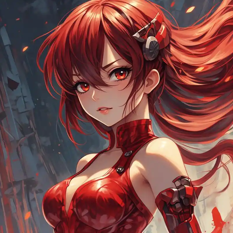 红色系动漫头像,氛围感满满99 终于找到了我的本命头像,红色系动漫