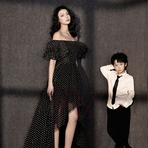 走秀亲子装母子