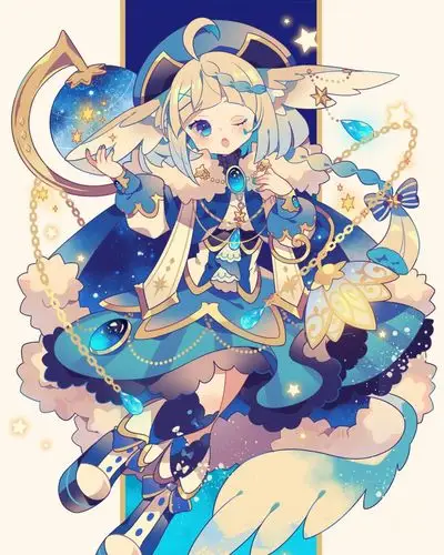 一组超级可爱的动漫人物插画,太美了_高清图集_新浪网