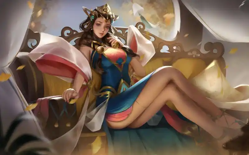 活动作品王者荣耀杨玉环同人同人绘制过程