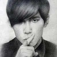 名人头像简笔画素描