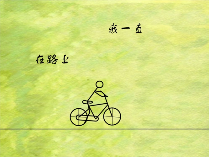 高级动画之-我一直在路上.ppt 7页