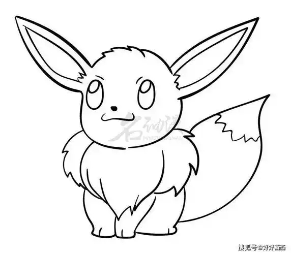 一个可爱的伊布就大功告成啦.