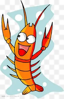 卡通皮皮虾