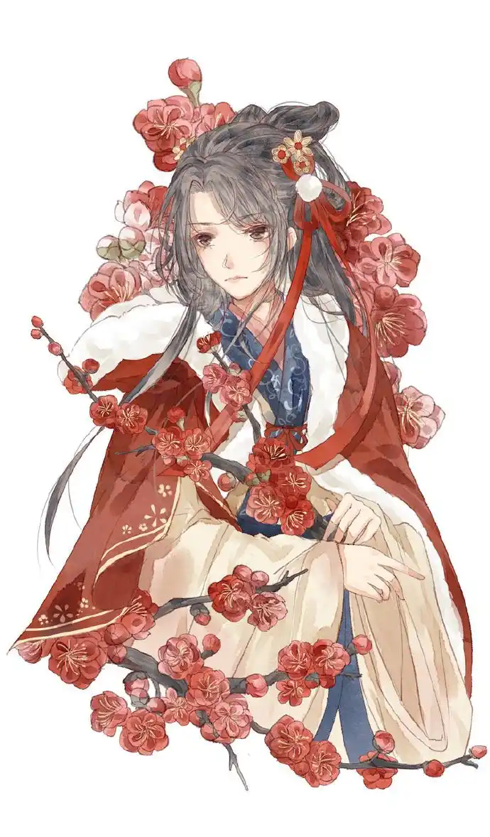 图片妖孽高清,精选唯美古风美男插画壁纸100张唯美古风女子手绘线稿